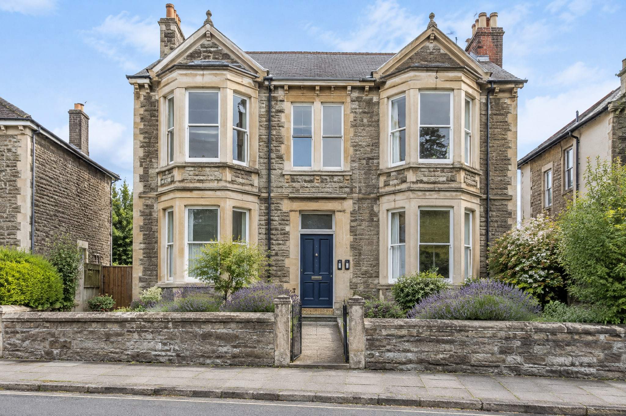 Bannerman Road, Easton: the front of the flat