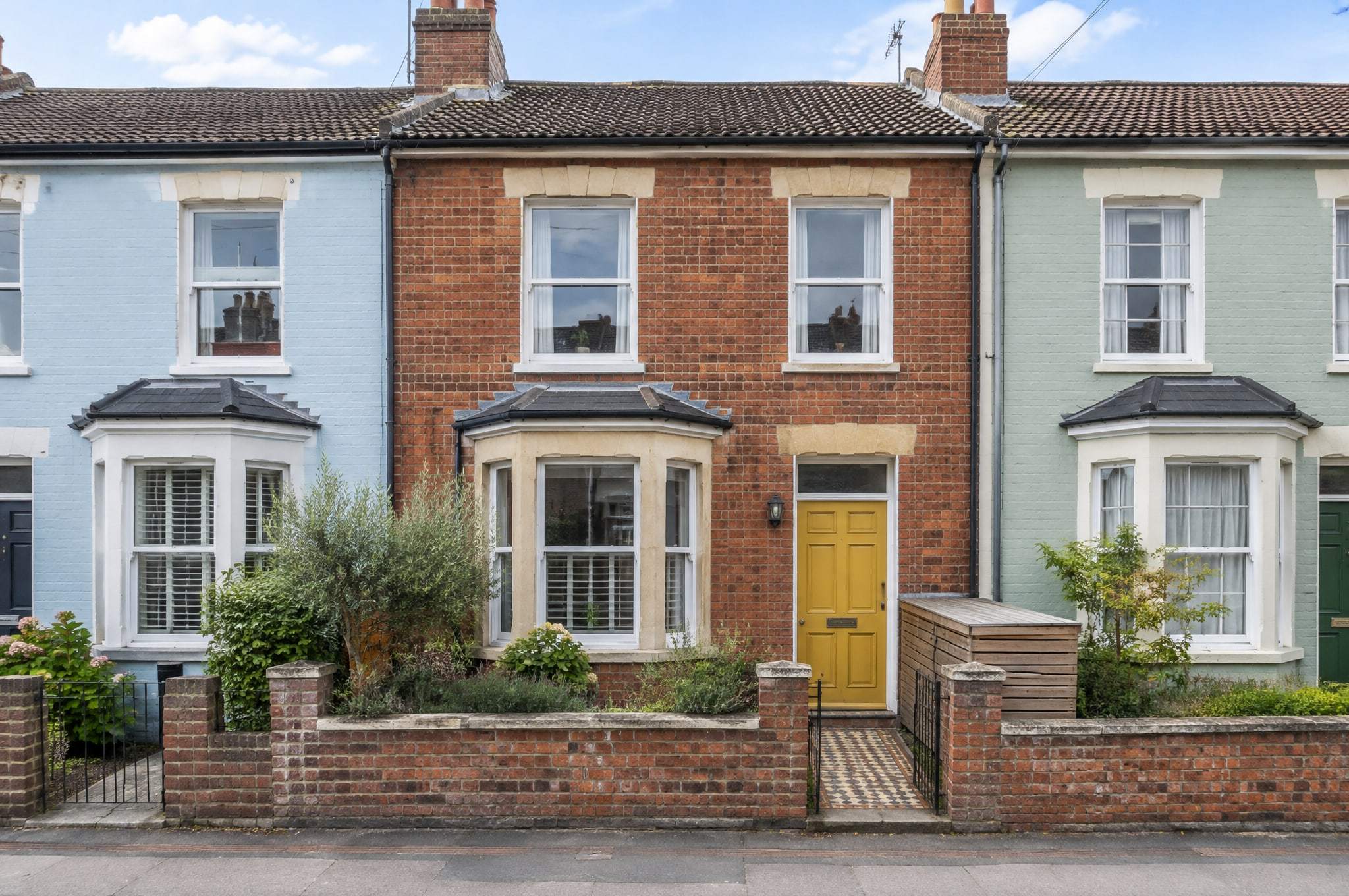 Chelsea Road, Easton: the front of the terrace