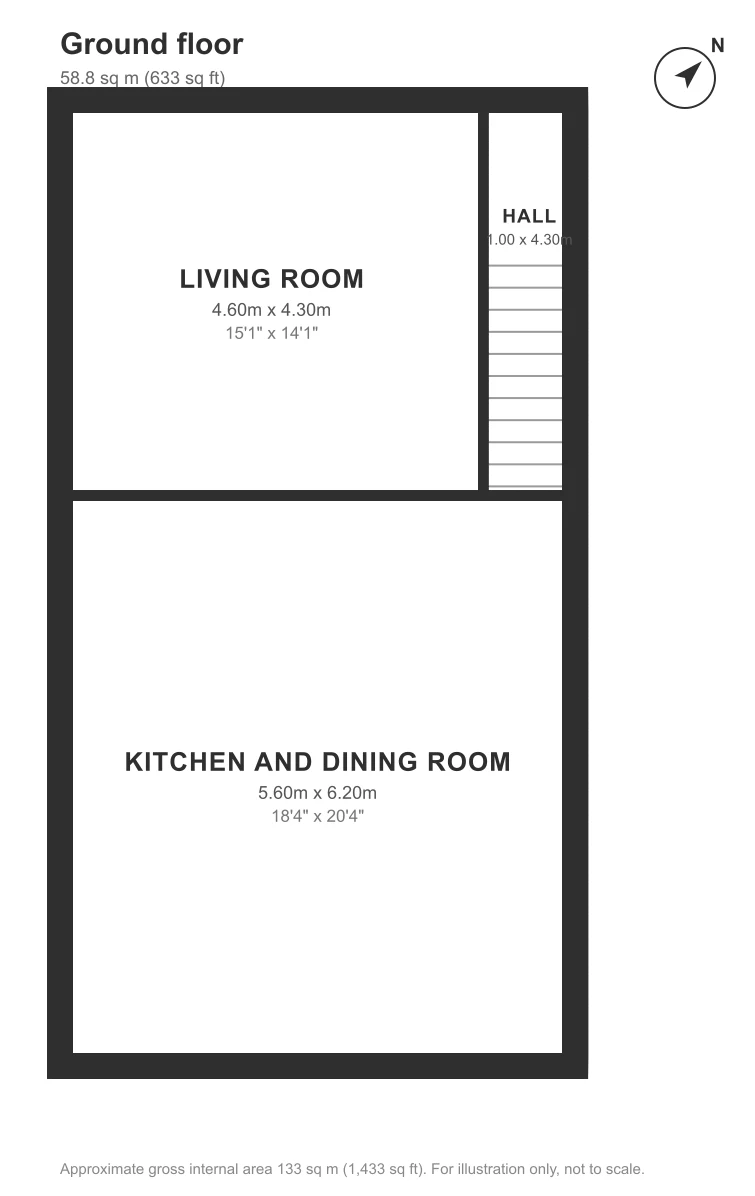 Floor plan, Mivart Street, Easton: Ground floor