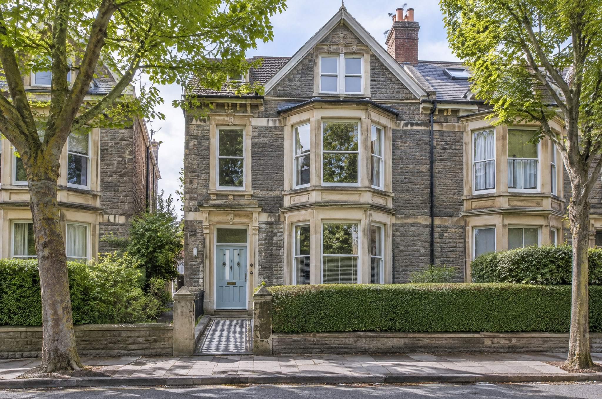 Victoria Avenue, Redfield: the front of the flat