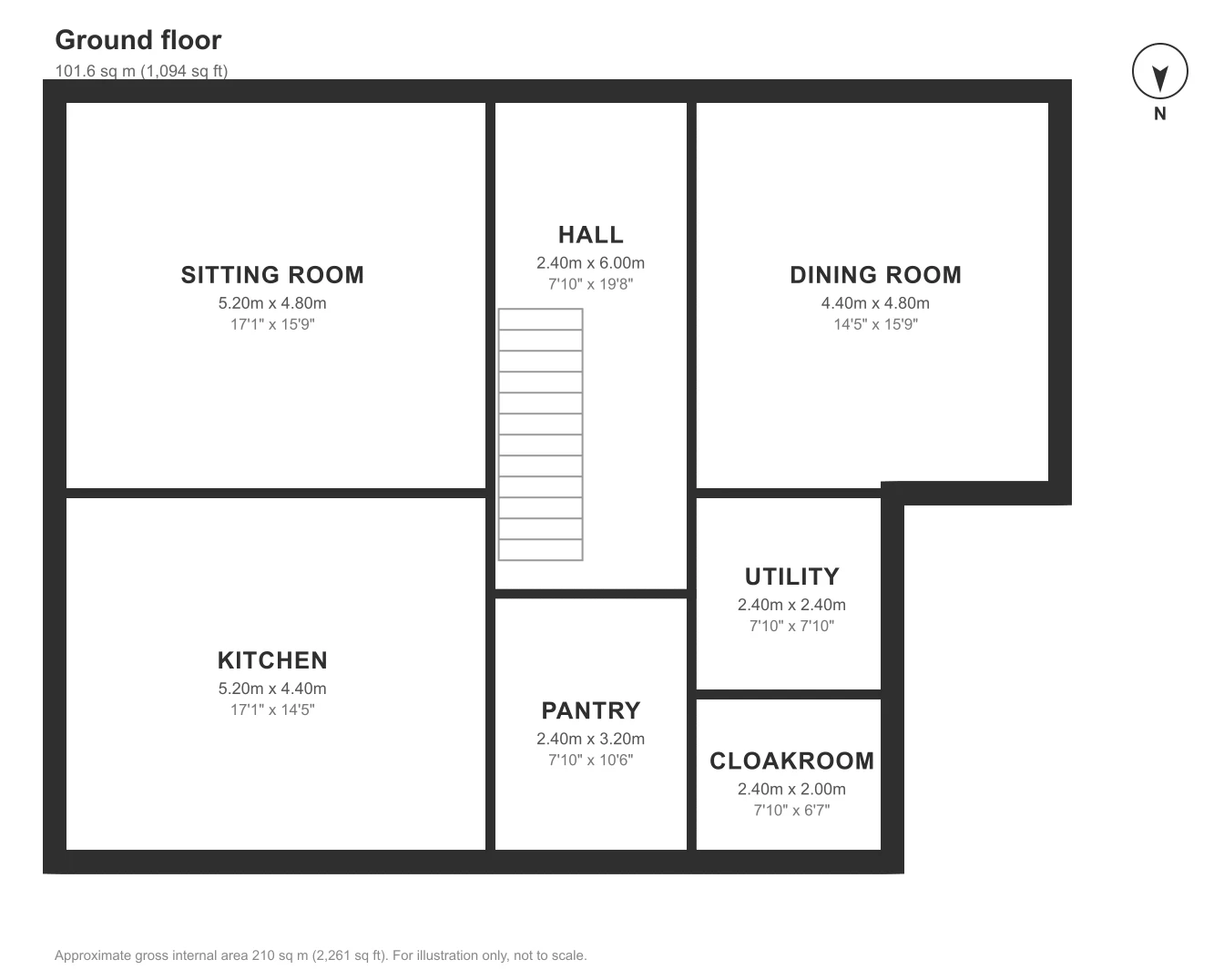 Floor plan, Penmount House, Truro: Ground floor