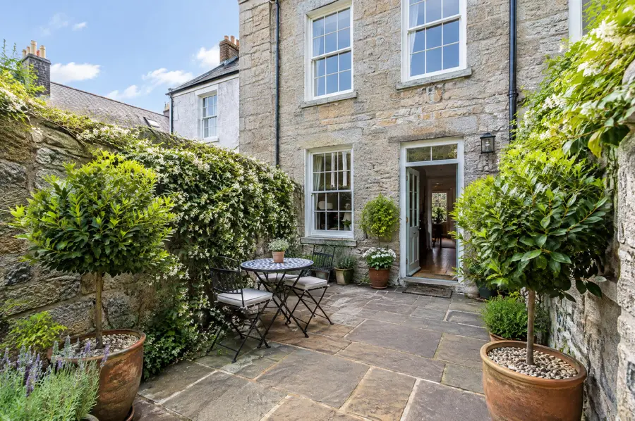 The courtyard