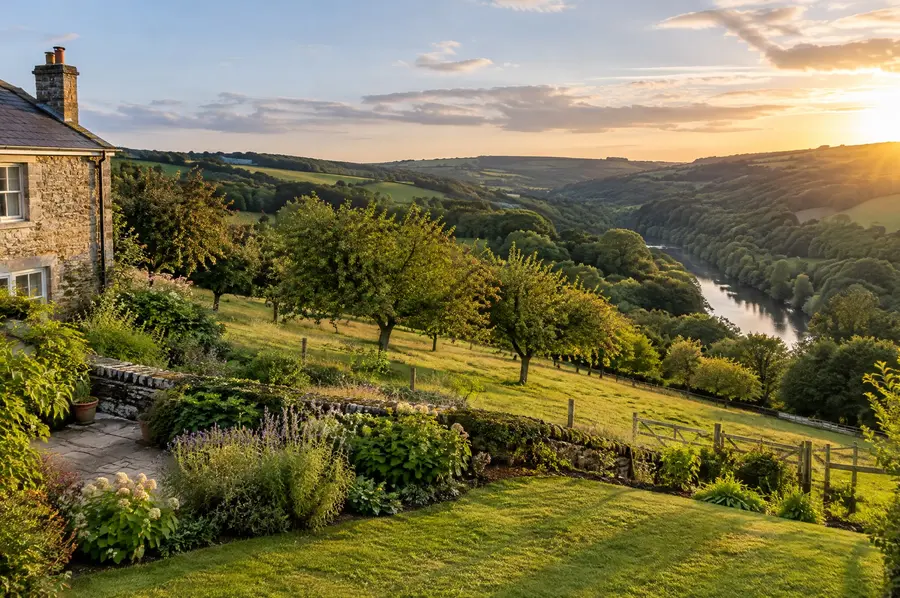 The paddocks and the valley