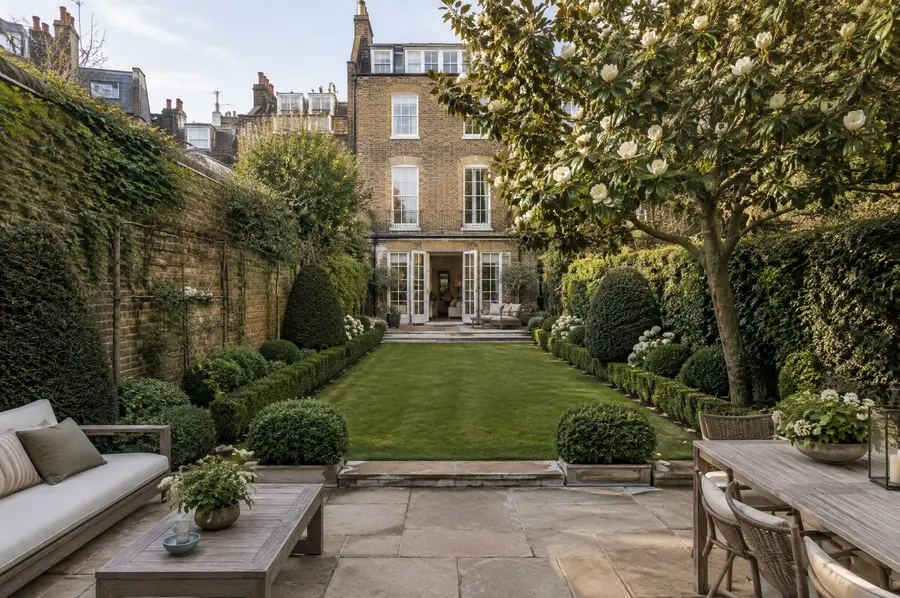 The garden, facing south-west