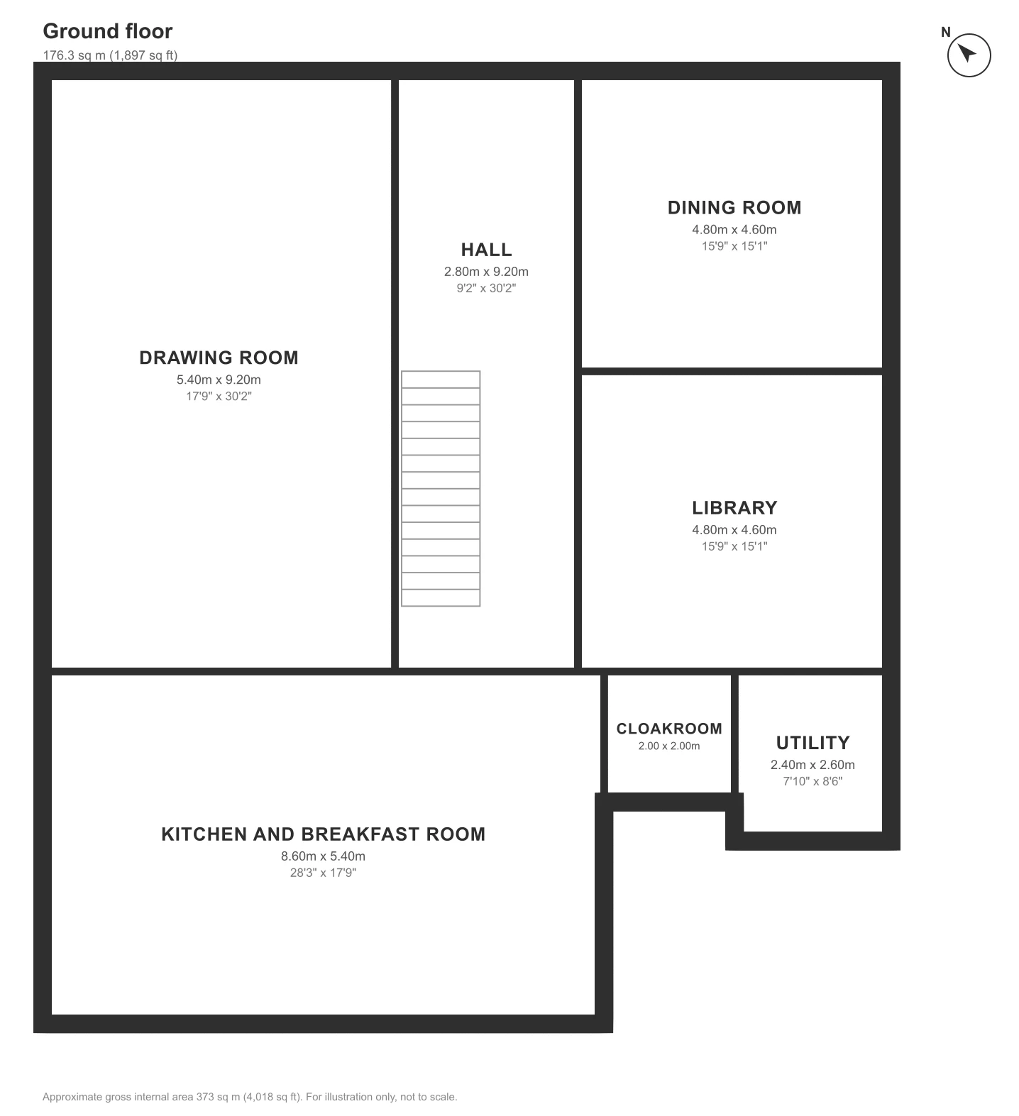 Floor plan, Chelsea Square, Chelsea: Ground floor