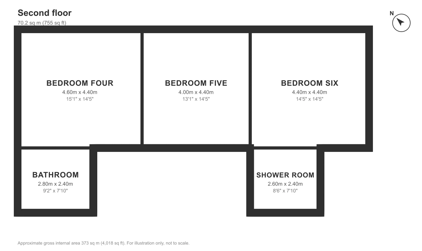 Floor plan, Chelsea Square, Chelsea: Second floor