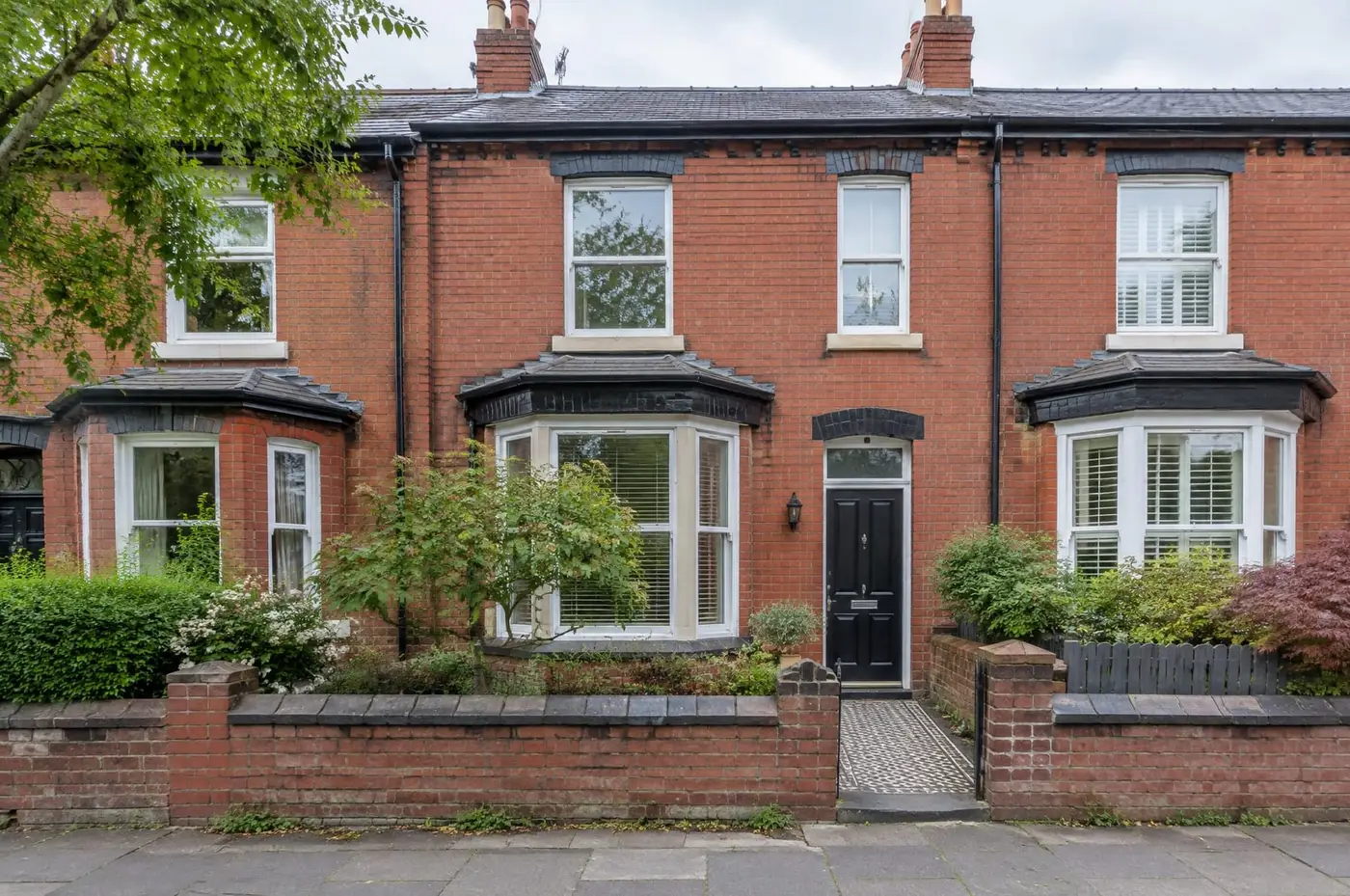 Coniston Terrace, Heaton, from the front