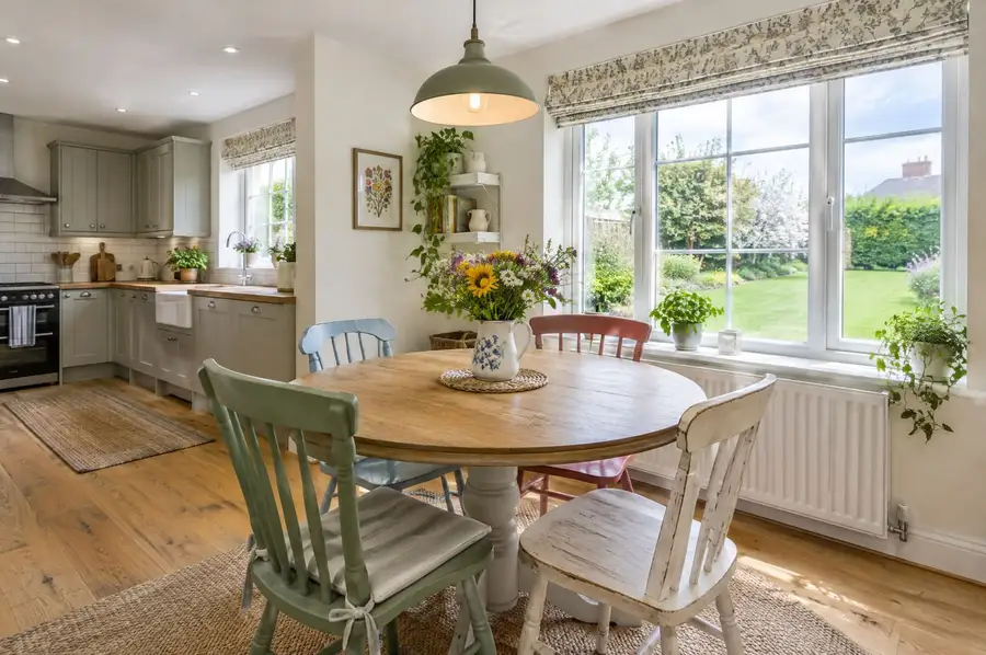 The dining room