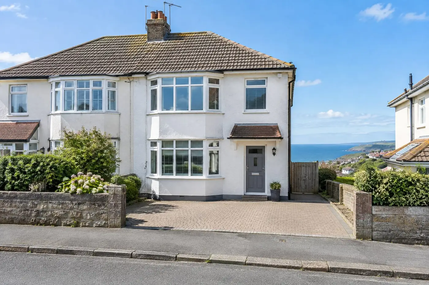 Marine View, Cullercoats, from the front