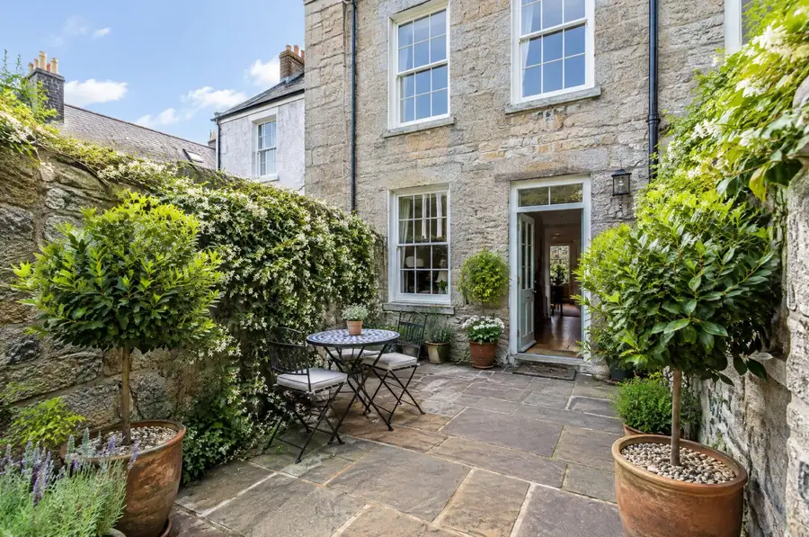 The courtyard